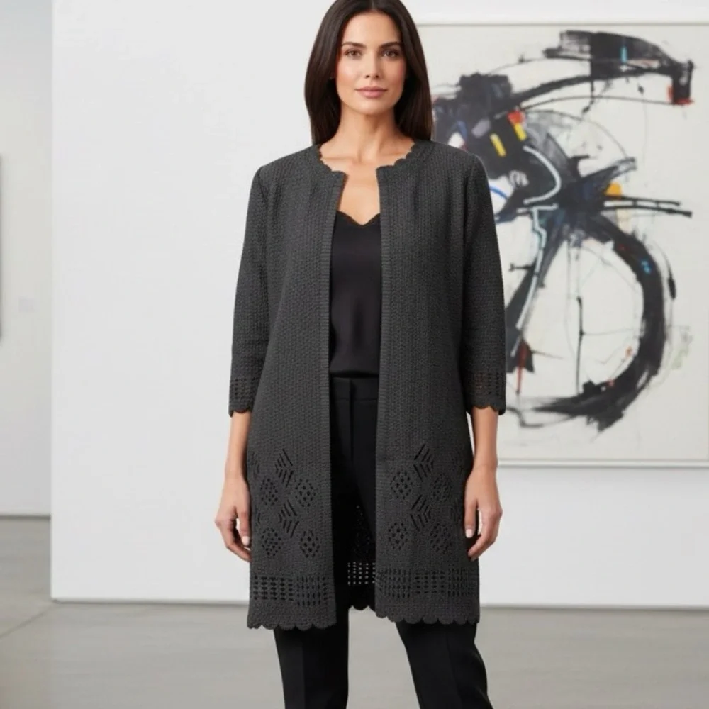 Black Crush Swing Jacket One Size - Picture 1 of 7